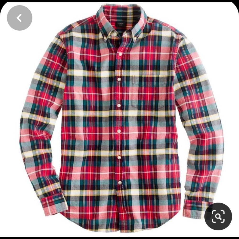 J. Crew Oxford Shirt | Color: Plaid | Size: M